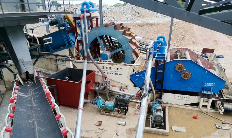 DS系列多功能洗沙一體機現(xiàn)場