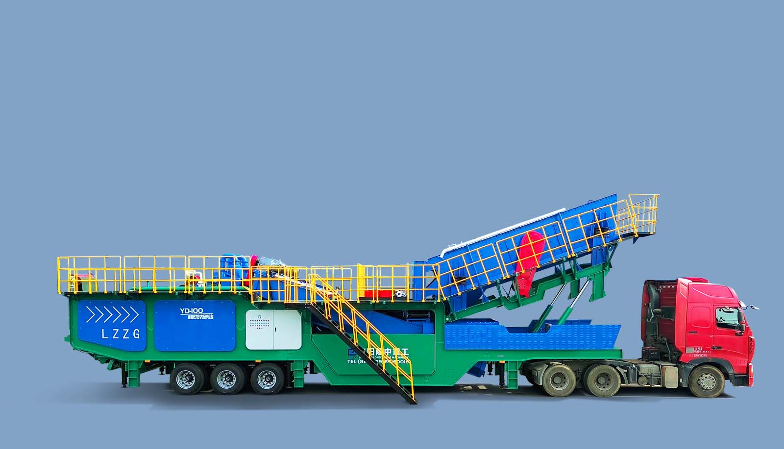 YD系列移動(dòng)洗砂站