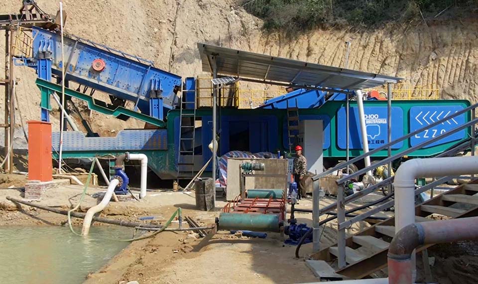 YD系列移動洗砂站